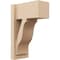 Ekena Millwork 8-in W x 14-in D x 22-in H Funston Block Rough Cedar Woodgrain TimberThane Outlooker, Primed Tan OUTUR080X14X22FST44RCPR - alternate 1